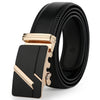Image of Leather strap male automatic buckle belts