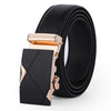 Image of Leather strap male automatic buckle belts