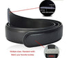 Image of Leather strap male automatic buckle belts
