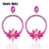 Image of Brand Crystal Big Earring