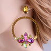 Image of Brand Crystal Big Earring