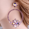 Image of Brand Crystal Big Earring