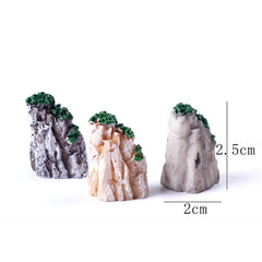 Fashion 5 PCS Mini Mountain Bonsai Ornaments