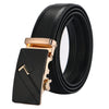 Image of Leather strap male automatic buckle belts