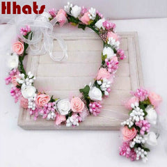 Foam floral hair accessories