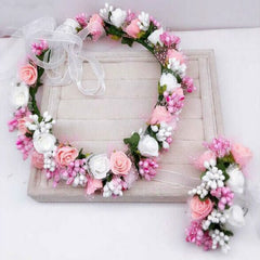 Foam floral hair accessories