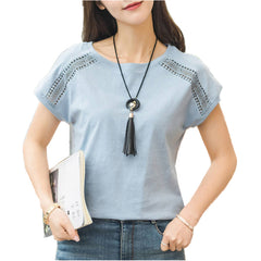 Plus Size Cotton Blouses