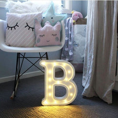 English Alphabet Number Lamp