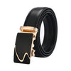 Image of Leather strap male automatic buckle belts