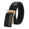 Image of Leather strap male automatic buckle belts