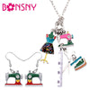 Image of Scissors Tailor Iron Earrings Necklace