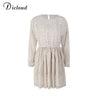 Image of White backless mini party dresses