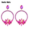 Image of Brand Crystal Big Earring