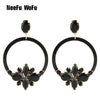 Image of Brand Crystal Big Earring