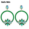 Image of Brand Crystal Big Earring