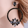 Image of Brand Crystal Big Earring
