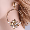 Image of Brand Crystal Big Earring