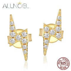 Silver Zircon Diamond Earrings