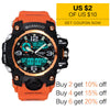 Image of Shock Swim Quartz Rubber Wristwatch